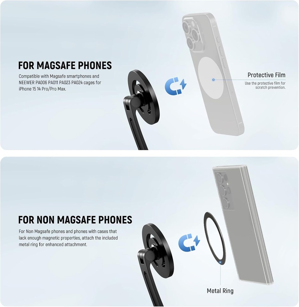 NEEWER Magnetic Neck Holder for Action Camera & Phone 10104245