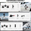 Neewer Triple Suction Cup Camera Car Mount  10104345