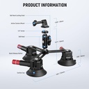 Neewer Triple Suction Cup Camera Car Mount  10104345