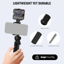 NEEWER Flexible Tripod with Remote, Mini Camera Phone Tripod Stand with Hidden Phone Holder & Action Camera Adapter 10103984