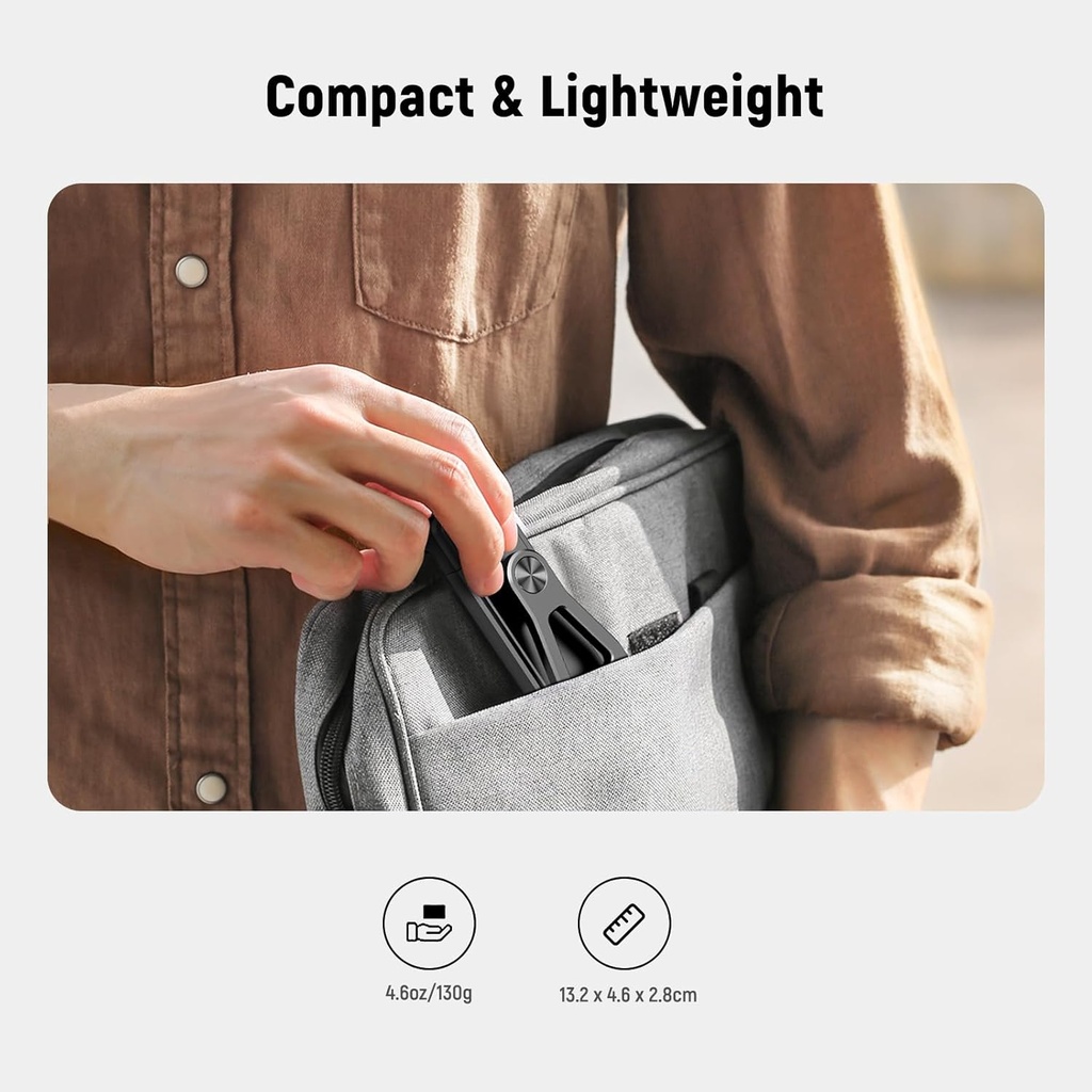 Neewer Metal Phone Tripod Mount with Cold Shoe Mount and NATO Clamp for DJI Ronin Gimbal 10103112