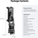 Neewer Metal Phone Tripod Mount with Cold Shoe Mount and NATO Clamp for DJI Ronin Gimbal 10103112