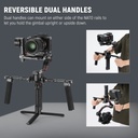 NEEWER GA006 Dual Handgrip for DJI RS4 RS4 Pro RS3 RS3 Pro RS2 RSC2 Ronin S SC 10103952