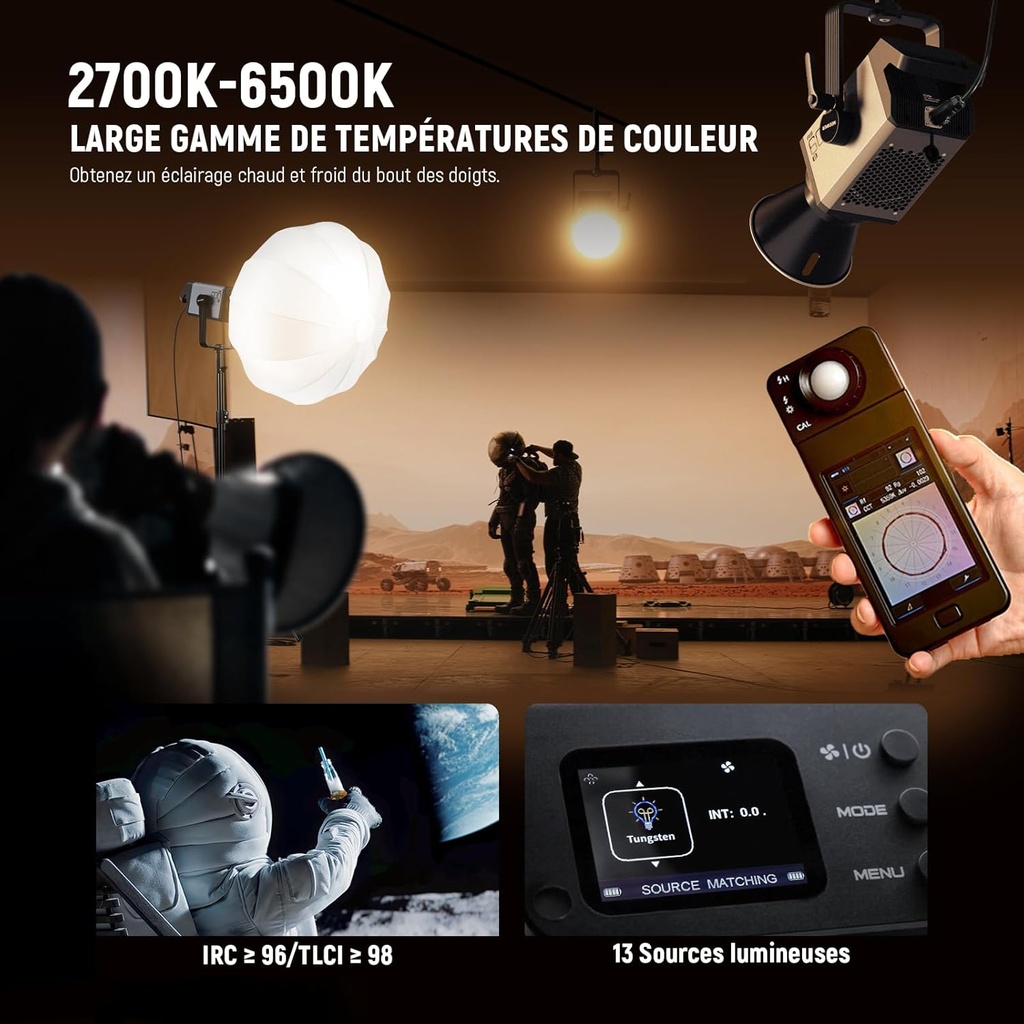 NEEWER AS600B 600W Output COB LED Continuous Video Light 10104275