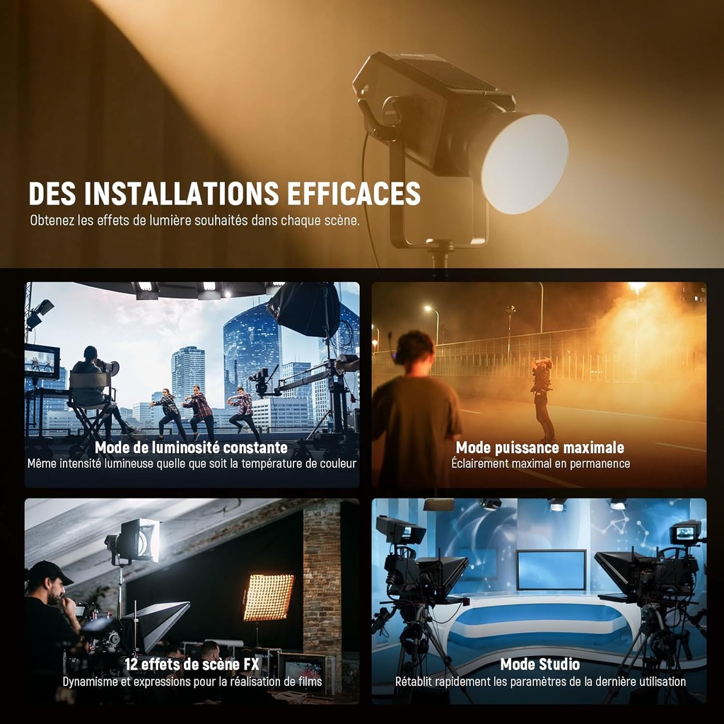 NEEWER AS600B 600W Output COB LED Continuous Video Light 10104275