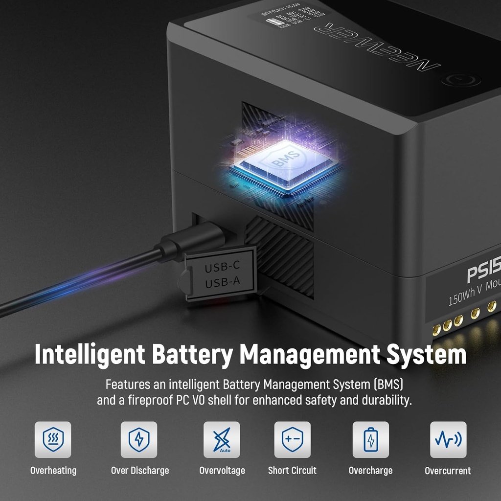 NEEWER V MOUNT BATTERY 14.54V 10350MAH 150WH PS150E 10103413