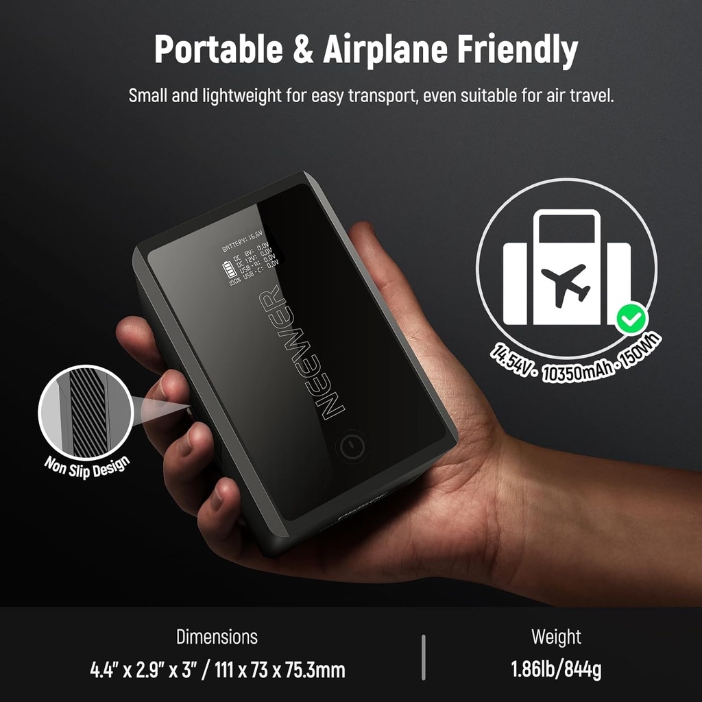 NEEWER V MOUNT BATTERY 14.54V 10350MAH 150WH PS150E 10103413