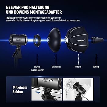 NEEWER MS60C RGB COB Video Light with 2.4G/APP Remote Control 10104014