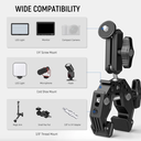 NEEWER ST83 Super Clamp with 3" Dual Ballhead Magic Arm 10104474