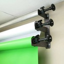 Aluminum Cross Bar for Manual Electric Studio Roller Backdrop Wall Mount System