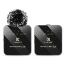 PULUZ  PU3153B 1 TX + 1 RX Wireless Lavalier Microphone (Black)