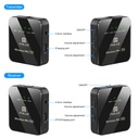 PULUZ  PU3153B 1 TX + 1 RX Wireless Lavalier Microphone (Black)