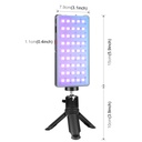 Puluz PU633 LED Full Color RGB Beauty Fill Light Pocket Vlogging Photography Light