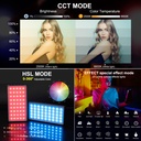 Puluz PU633 LED Full Color RGB Beauty Fill Light Pocket Vlogging Photography Light