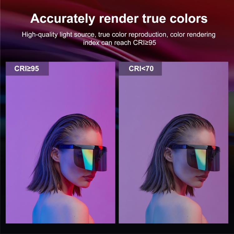 Puluz PU633 LED Full Color RGB Beauty Fill Light Pocket Vlogging Photography Light