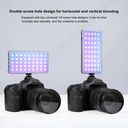 Puluz PU633 LED Full Color RGB Beauty Fill Light Pocket Vlogging Photography Light