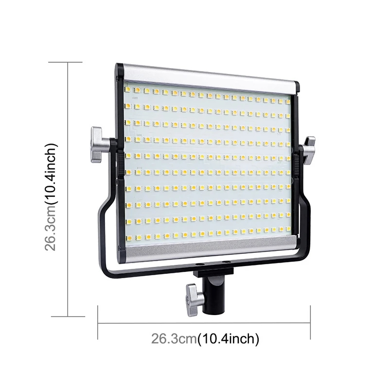 Puluz PU5220 15W 1650lm 200 LEDs 3200-5600K Dimming Studio Video Light LED Photo Light