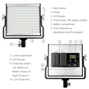 Puluz PU5220 15W 1650lm 200 LEDs 3200-5600K Dimming Studio Video Light LED Photo Light