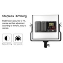 Puluz PU5220 15W 1650lm 200 LEDs 3200-5600K Dimming Studio Video Light LED Photo Light