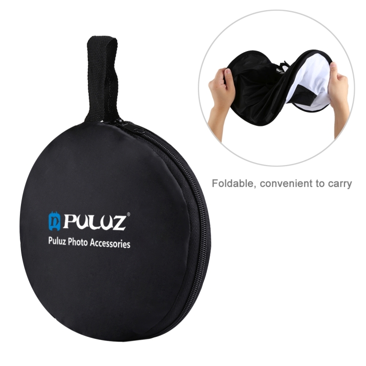 PULUZ PU5145 45cm Round Style Macro and Portrait Softbox SpeedLite Flash Light Foldable Diffuser