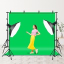 Puluz PU3110B 2 x 3m Photo Studio Background Support Stand Backdrop Crossbar Bracket(Black)