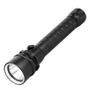Puluz PU264 1000LM Aluminum Alloy 50m Depth Diving LED Flashlight Cold White Light Torch Light