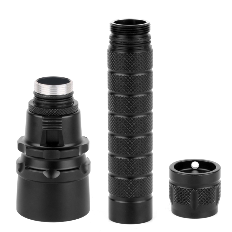 Puluz PU264 1000LM Aluminum Alloy 50m Depth Diving LED Flashlight Cold White Light Torch Light