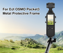 Puluz PU933B For DJI OSMO Pocket 3 PULUZ Metal Protection Frame Cage Adapter Bracket with Dual Cold Shoes (Black)