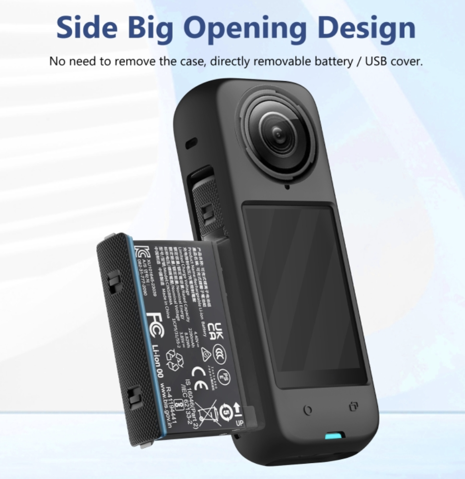 Puluz PU985 For Insta360 X4 Full Body Dust-proof Silicone Protective Case