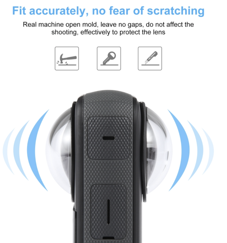 Puluz PU970B Lens Guard Optical Glass Protective Cover For Insta360 X3