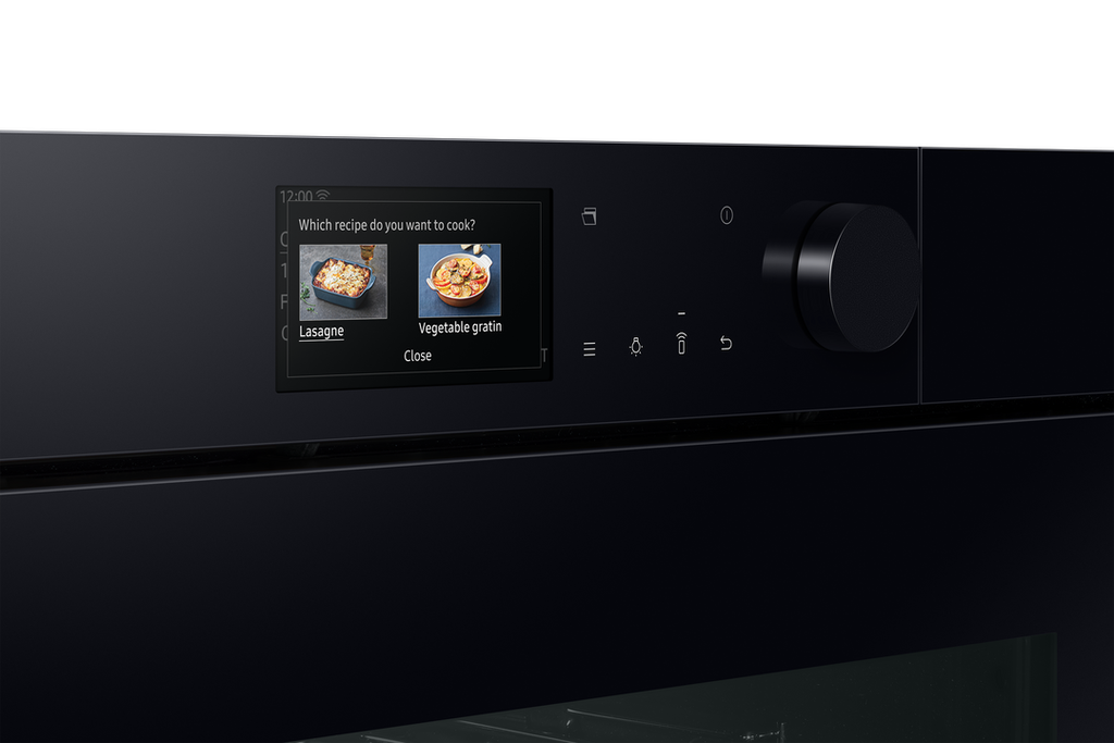 (Samsung Dual Cook Oven NV7B7997AAK/U1 (76L Capacity, 3650W Output Power, 6 Power Levels, Dual Cook Steamâ„¢, Wi-Fi Connectivity, Pyrolytic Cleaning, Air Fry, Sous Vide, Child Lock, A+ Energy Class