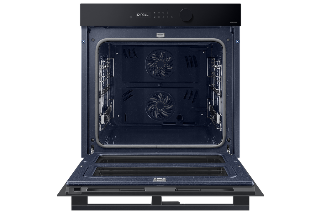 Samsung Oven Dual Cook NV7B5755SAK/U1 (76L Capacity, 3650W Output Power, 6 Power Levels, Dual Cook Flex, Wi-Fi Connectivity, Air Fry, Steam Clean, Pyrolytic Cleaning, Child Lock, A+ Energy Class)