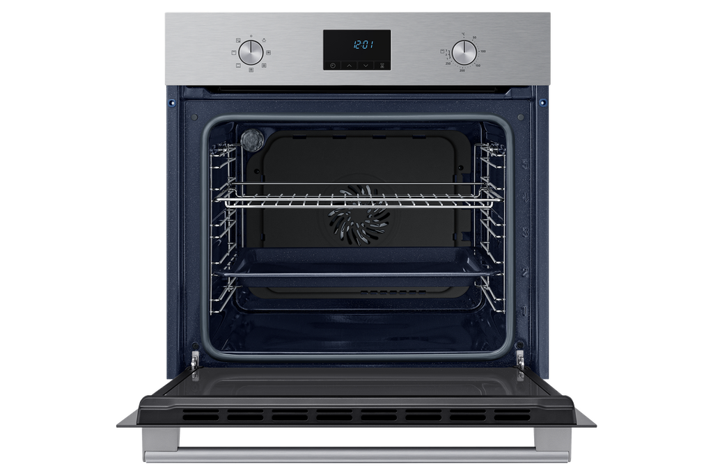 Samsung Oven NV68A1140BS/EF (68L Capacity, 1600W Upper Grill, 1800W Convection, 6 Power Levels, Auto Cook, Catalytic Cleaning, Child Lock, LED Display, Stainless Steel Finish).