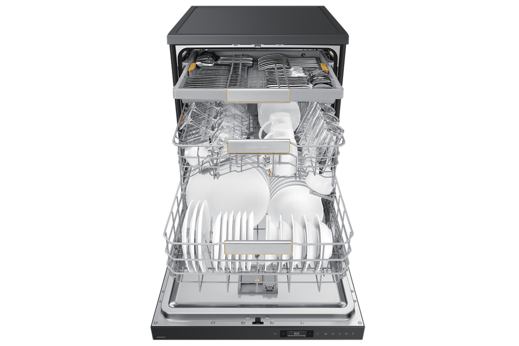 Samsung Dish Washer DW60BB890FAP (WaterJet Cleanâ„¢ Technology, Auto Door Open Dry System, Smart Control via WiFi & SmartThings App, 11 Versatile Wash Programs, Quiet Operation 40 dBA, Aqua Stop & Leakage Sensor)