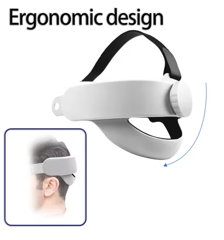 Adjustable Elite Strap Enhanced Comfort Reduced Weight VR Accessory Headband for Meta quest 2/Quest 3S/Quest 3 head strap