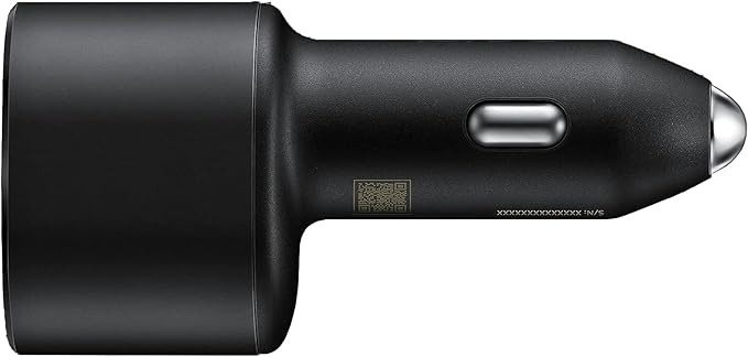 Samsung Ultra Fast Dual Car Charger (45W+15W) Dual Ports USB-C & USB-A