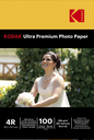 KODAK Ultra Premium Glossy 10X15 260g 100 sheets