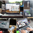 Magnetic Laptop Phone Holder Computer