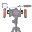 Camera Cage Left /Right Side Handle for  Camera Wooden Handle
