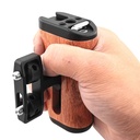 Camera Cage Left /Right Side Handle for  Camera Wooden Handle