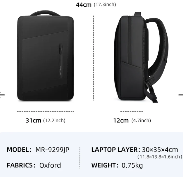 Mark Ryden Expandos Lite: Slim Water-resistant Backpack Navigate Your Day