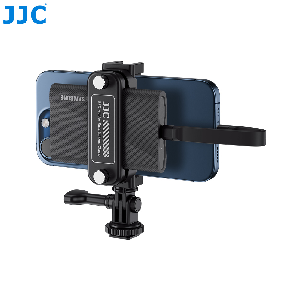 Portable SSD Holder & Smartphone Clamp