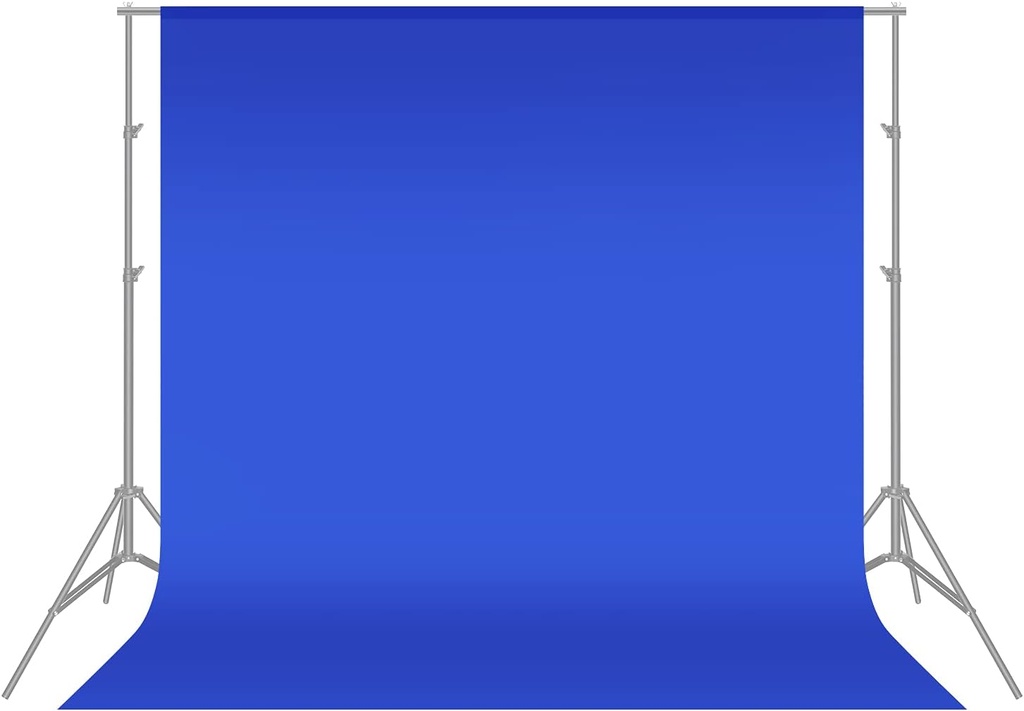 NEEWER 6x9 feet/1.8x2.8m Photo Studio 100% Pure Polyester Collapsible Backdrop(Background Only) Blue 10084197