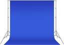 NEEWER 6x9 feet/1.8x2.8m Photo Studio 100% Pure Polyester Collapsible Backdrop(Background Only) Blue 10084197