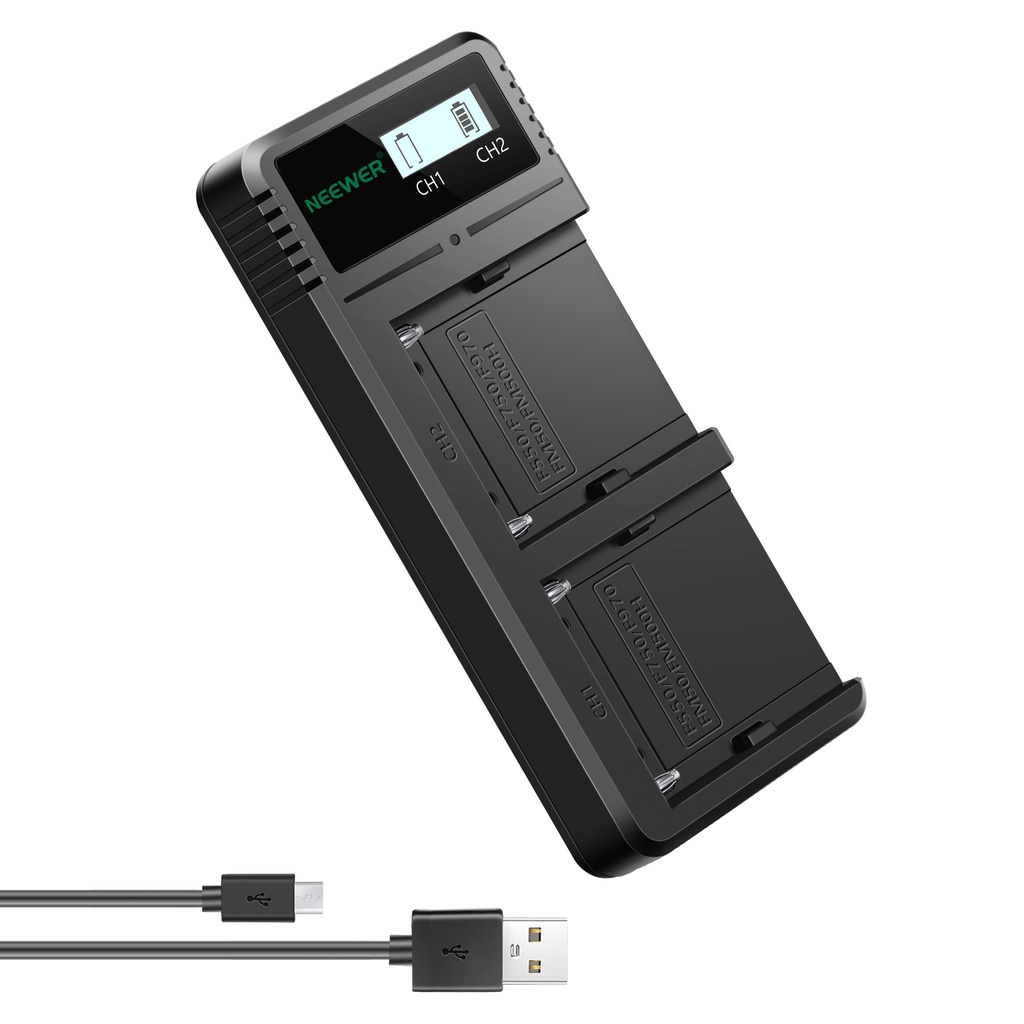 Neewer Dual USB Camera Battery Charger (10100251)