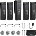 BOYA BY-W4 Ultracompact 4-Person Wireless Microphone System for Cameras and Smartphones (2.4 GHz)
