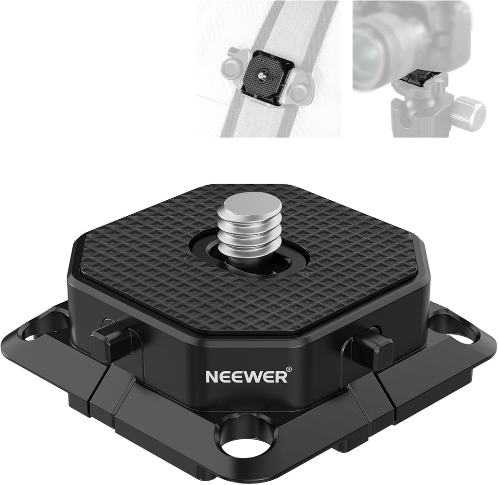 NEEWER Quick Release Plate 38mm Square Arca Type QR Camera Mount Plate 10104281