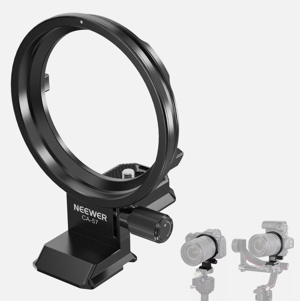 لوح تثبيت دوار من NEEWER للعدسة لكاميرات Canon EOS R5 وR5C وR6 Mark II – رقم الطراز 10103205