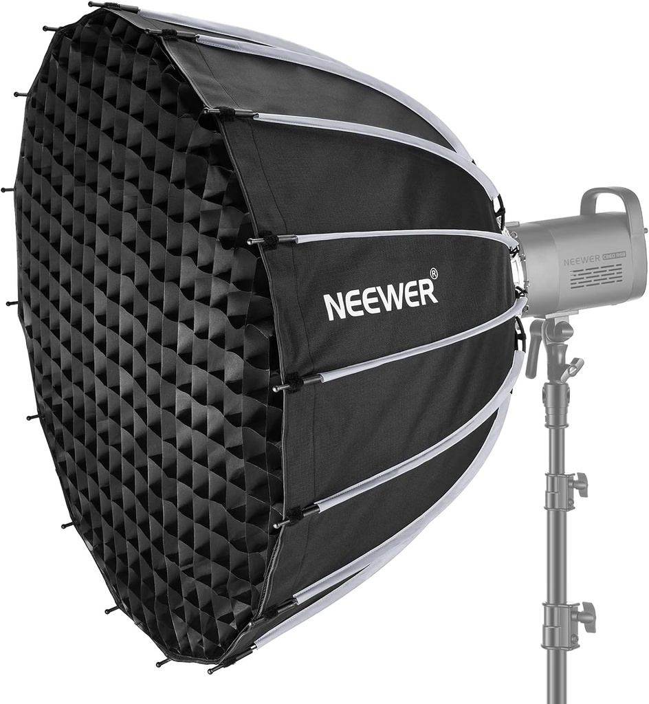 NEEWER 85CM DEEP PARABOLIC QUICK RELEASE SOFTBOX WITH HONEYCOMB GRID 10101377