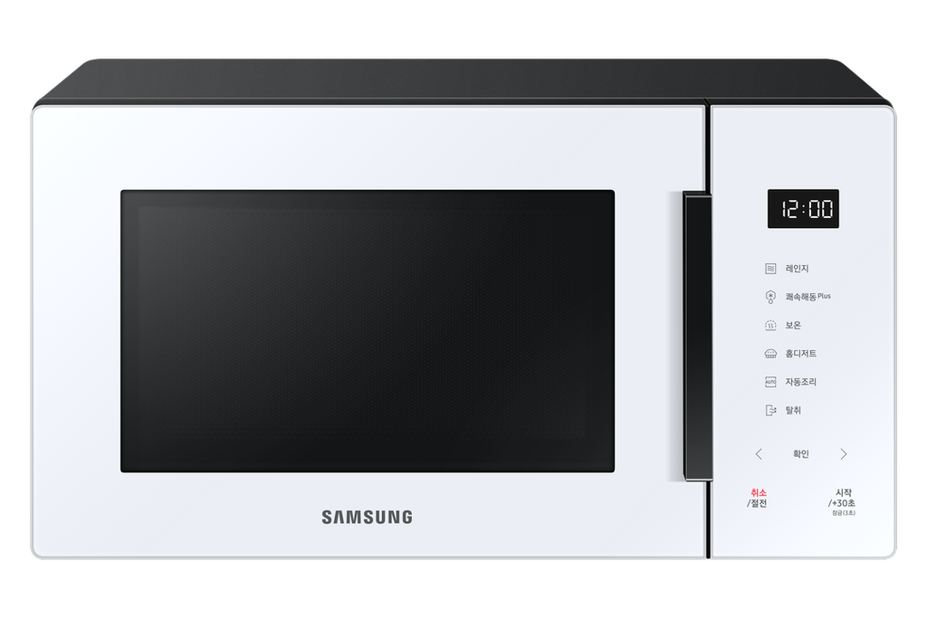 Samsung Microwave MS23T5018AW/LI (23L Capacity, 800W Output Power, 6 Power Levels, Eco Mode, Quick Defrost, Auto Cook, Auto Programs, LED Display, Child Safety Lock, Deodorization)